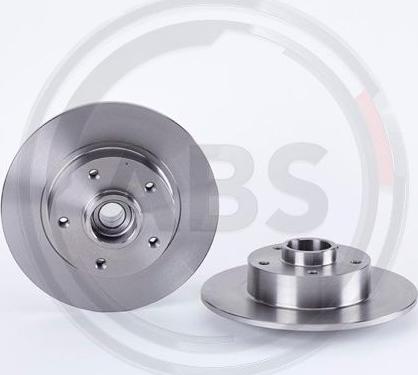 A.B.S. 08.B391.17 - Brake Disc autospares.lv