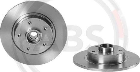 A.B.S. 08.B397.17 - Brake Disc autospares.lv