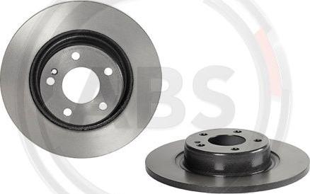 A.B.S. 08.D530.13 - Brake Disc autospares.lv