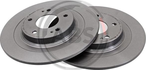 A.B.S. 08.N267.11 - Brake Disc autospares.lv