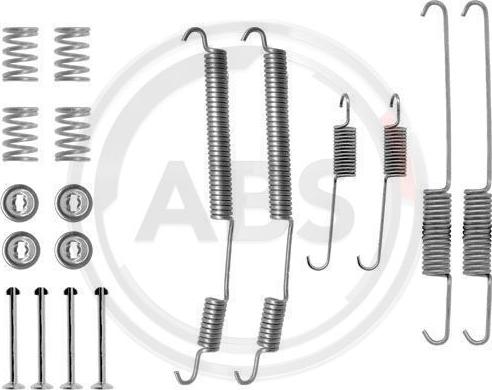 A.B.S. 0755Q - Accessory Kit, brake shoes autospares.lv