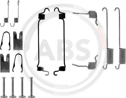 A.B.S. 0751Q - Accessory Kit, brake shoes autospares.lv