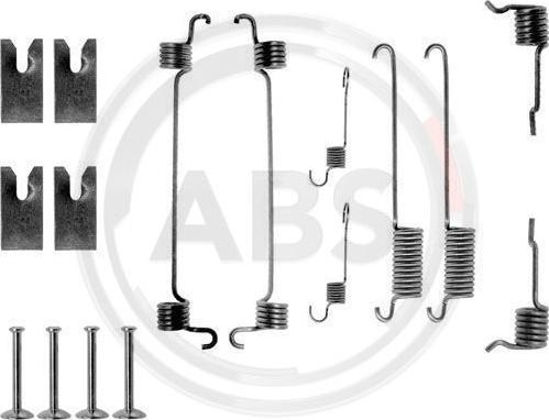 A.B.S. 0731Q - Accessory Kit, brake shoes autospares.lv