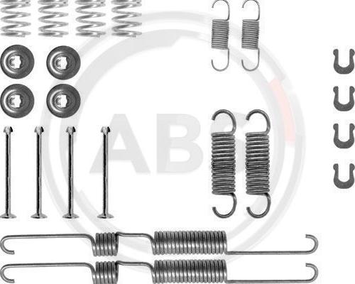 A.B.S. 0738Q - Accessory Kit, brake shoes autospares.lv