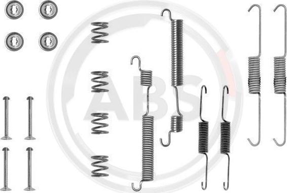 A.B.S. 0770Q - Accessory Kit, brake shoes autospares.lv