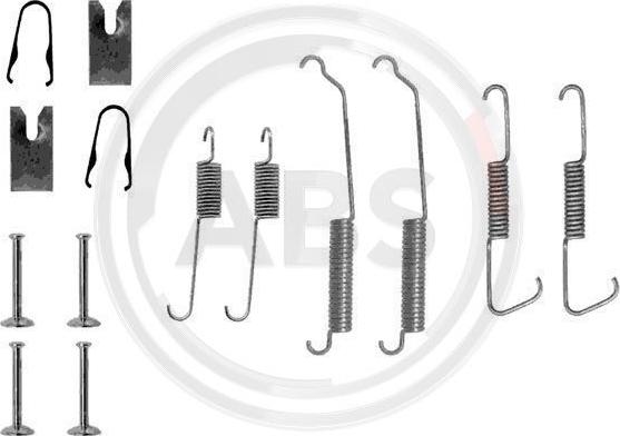 A.B.S. 0773Q - Accessory Kit, brake shoes autospares.lv