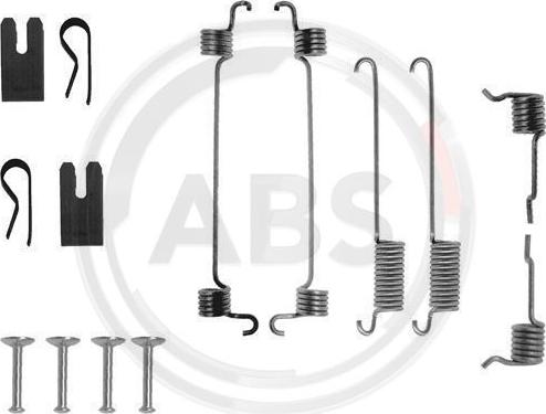 A.B.S. 0772Q - Accessory Kit, brake shoes autospares.lv