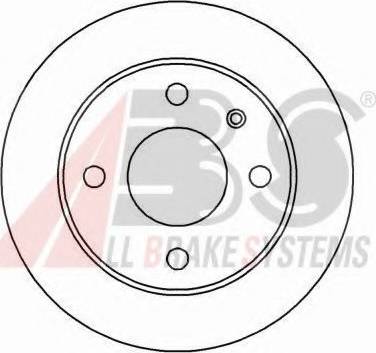 A.B.S. 15981 OE - Brake Disc autospares.lv