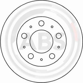 A.B.S. 15933 - Brake Disc autospares.lv
