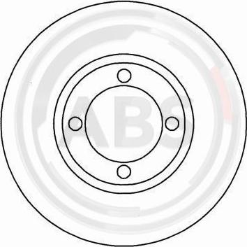 A.B.S. 15924 - Brake Disc autospares.lv