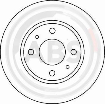 A.B.S. 15048 - Brake Disc autospares.lv