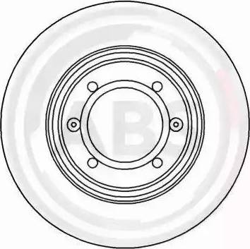 A.B.S. 15014 - Brake Disc autospares.lv