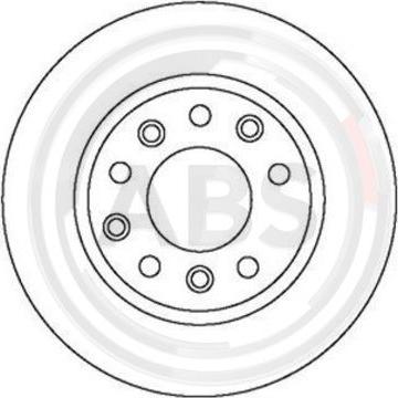 A.B.S. 15118 - Brake Disc autospares.lv