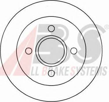 A.B.S. 15813 OE - Brake Disc autospares.lv