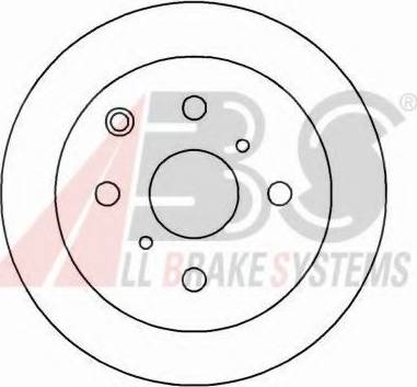 A.B.S. 15838 OE - Brake Disc autospares.lv