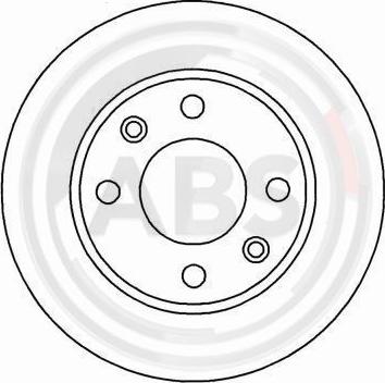 A.B.S. 15318 - Brake Disc autospares.lv