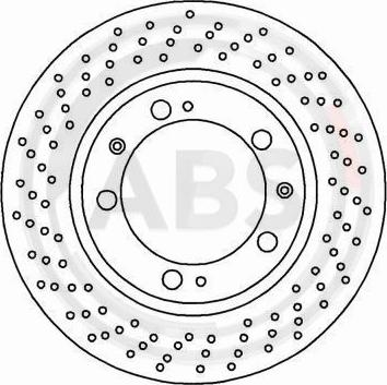 A.B.S. 16490 - Brake Disc autospares.lv