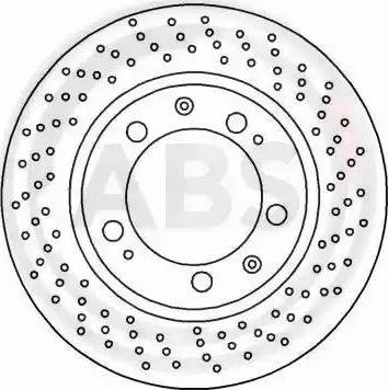 A.B.S. 16491 - Brake Disc autospares.lv