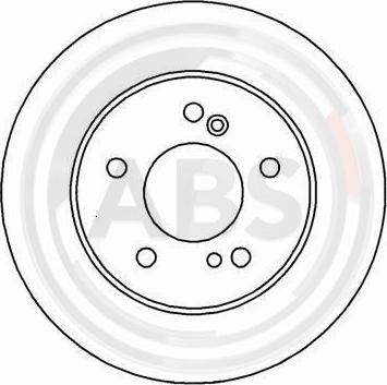 A.B.S. 16450 - Brake Disc autospares.lv