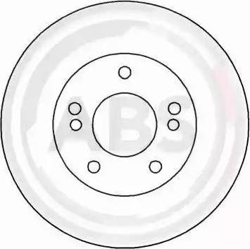 A.B.S. 16597 - Brake Disc autospares.lv