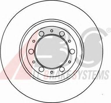 A.B.S. 16505 OE - Brake Disc autospares.lv