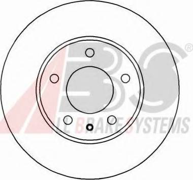 A.B.S. 16524 OE - Brake Disc autospares.lv