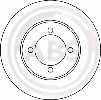 A.B.S. 16618 - Brake Disc autospares.lv