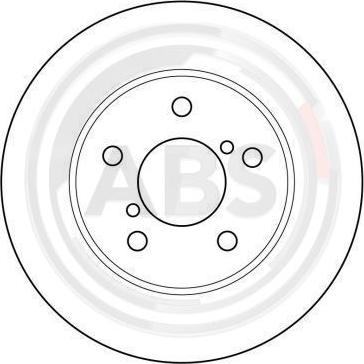 A.B.S. 16631 - Brake Disc autospares.lv