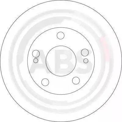 A.B.S. 16672 - Brake Disc autospares.lv