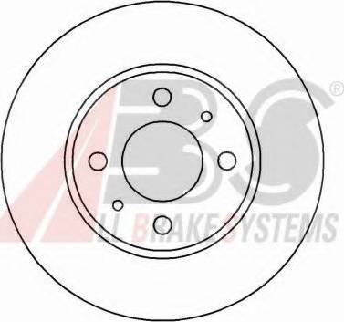 A.B.S. 16046 OE - Brake Disc autospares.lv