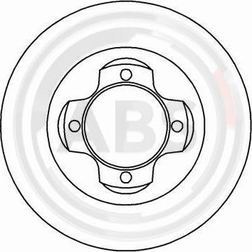 A.B.S. 16056 - Brake Disc autospares.lv