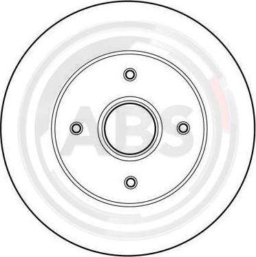 A.B.S. 16058 - Brake Disc autospares.lv