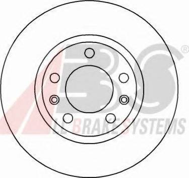 A.B.S. 16052 OE - Brake Disc autospares.lv