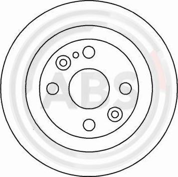 A.B.S. 16088 - Brake Disc autospares.lv