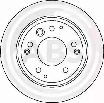 A.B.S. 16140 - Brake Disc autospares.lv