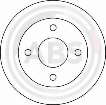 A.B.S. 16156 - Brake Disc autospares.lv