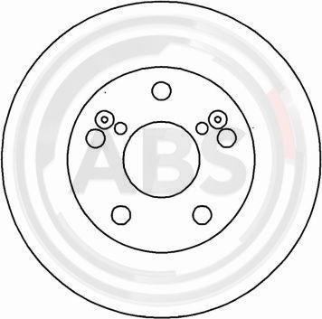 A.B.S. 16158 - Brake Disc autospares.lv