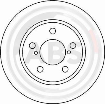 A.B.S. 16138 - Brake Disc autospares.lv
