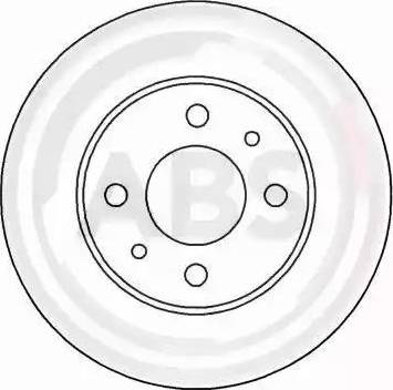 A.B.S. 16127 - Brake Disc autospares.lv