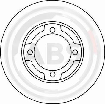 A.B.S. 16321 - Brake Disc autospares.lv