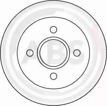 A.B.S. 15813 - Brake Disc autospares.lv