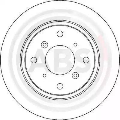 A.B.S. 16267 - Brake Disc autospares.lv