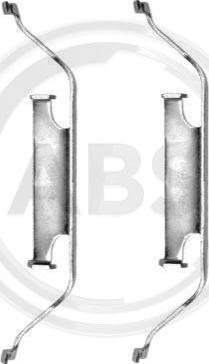 A.B.S. 1096Q - Accessory Kit for disc brake Pads autospares.lv