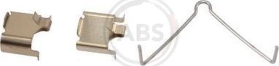 A.B.S. 1166Q - Accessory Kit for disc brake Pads autospares.lv