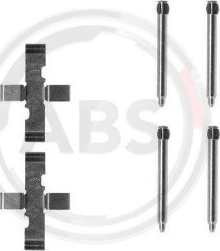 A.B.S. 1101Q - Accessory Kit for disc brake Pads autospares.lv