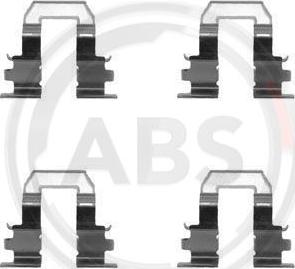 A.B.S. 1255Q - Accessory Kit for disc brake Pads autospares.lv