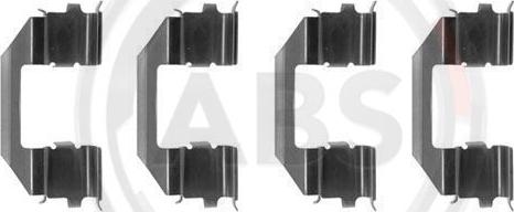 A.B.S. 1258Q - Accessory Kit for disc brake Pads autospares.lv