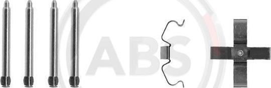 A.B.S. 1266Q - Accessory Kit for disc brake Pads autospares.lv