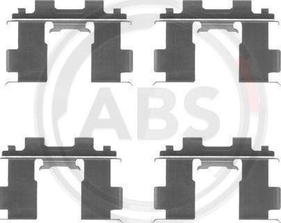 A.B.S. 1205Q - Accessory Kit for disc brake Pads autospares.lv