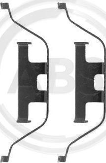 A.B.S. 1201Q - Accessory Kit for disc brake Pads autospares.lv